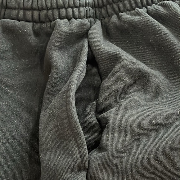 Skims Fleece Boyfriend Shorts Onyx Medium - Picture 5 of 8